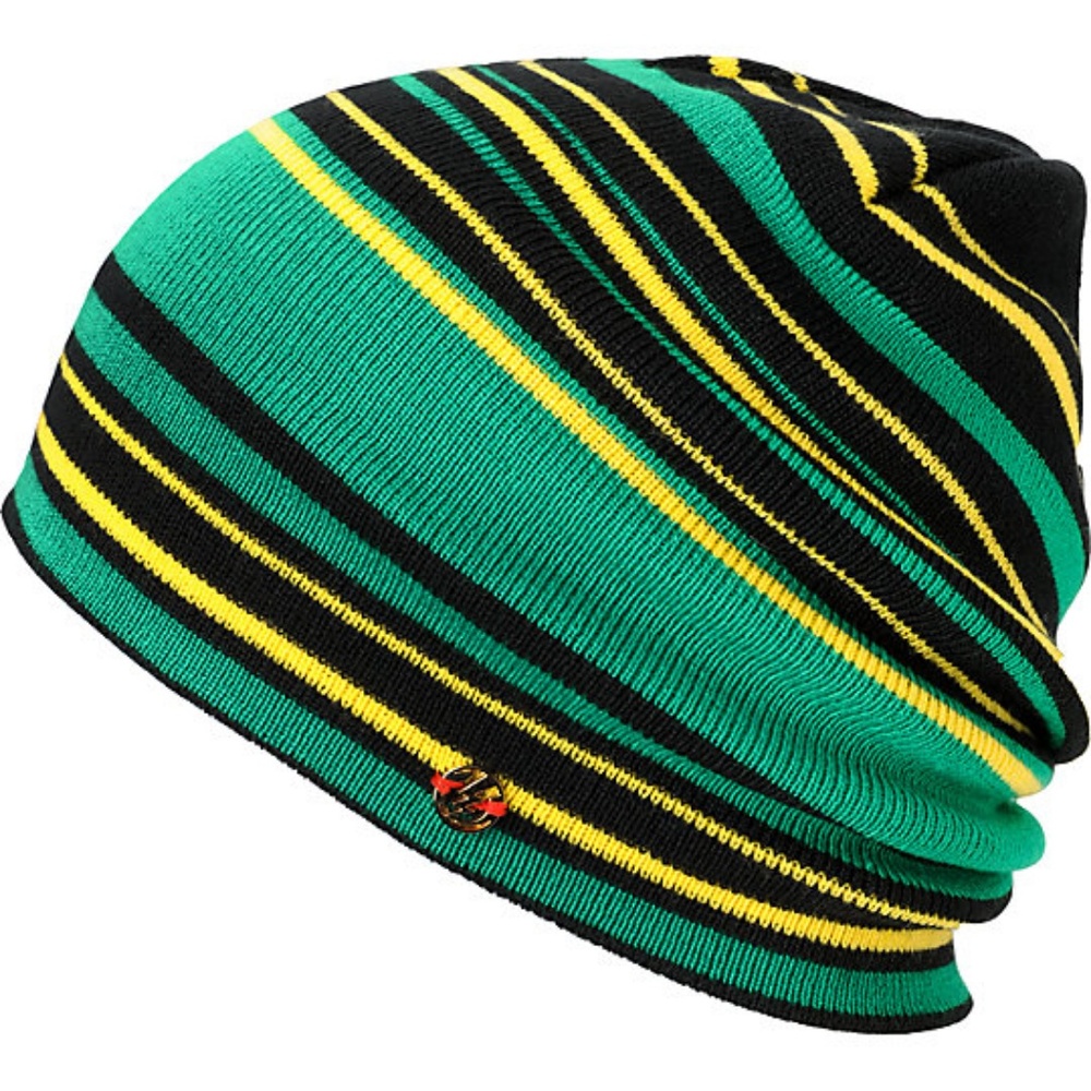 Electric Rain City Black & Green Beanie